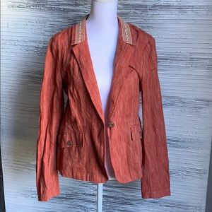Rusty coral blazer
